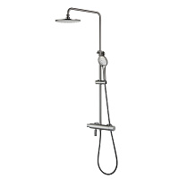 Душевая стойка Lemark Bronx LM3772GM графит