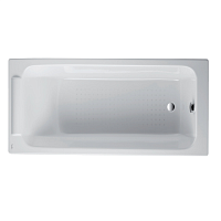 Чугунная ванна Jacob Delafon Parallel E2947-S-00 170х70 без отверстий для ручек