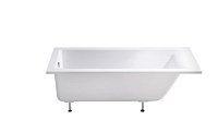 Ванна из искусственного мрамора Astra-Form Нейт Solid Surface 01010056 180x80 белый матовый