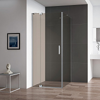 Душевой уголок Cezares Slider SLIDER-AH-1-100-70/80-BR-Cr бронза/ профиль хром