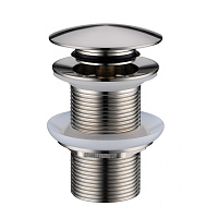 Донный клапан Boheme 612-NB для раковины, никель брашированный