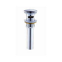Донный клапан SantiLine SL-105 с переливом хром