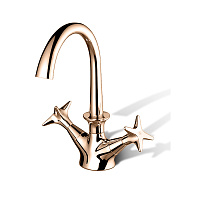 Смеситель Stella 130 CT 00004 AU02 для раковины, золото розовое