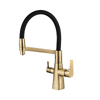 Смеситель Zorg Steel Hammer SH 818-6 BRONZE для кухонной мойки, бронза