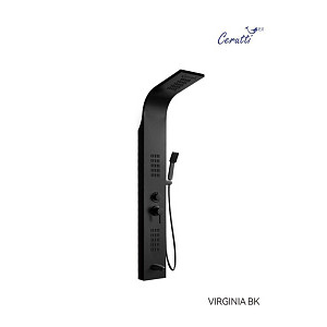 Душевая панель Ceruttispa Virginia CT9989 черный