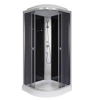 Душевая кабина Niagara Eco E80/13/TN 80x80x215 стекло тонированное/профиль серебро