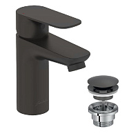 Смеситель Jacob Delafon Oscar E29842-BL для раковины, матовый чёрный