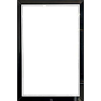 Зеркало Armadi Art Dolce 567-B 70x105 глянцевый черный