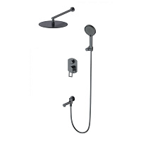 Душевая система Wonzon & Woghand Frame WW-88939010-BGM темный графит