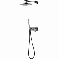 Душевой комплект Boheme Spectre 454-GM для душа, оружейная сталь